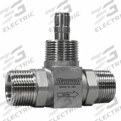 BLANCETT Stainless Steel Turbine Meter: Flow Meter, Turbine, 10 in Flange - Inline Turbine Flowmeters for Oils & Water
