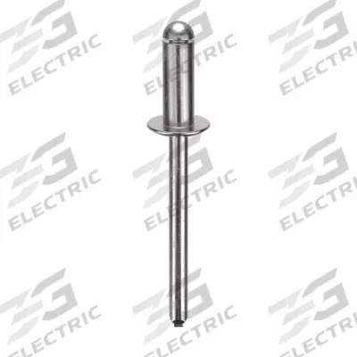 Grainger Blind Rivet,1.81 in L,0.188 in dia,PK250: Inch, 1 13/16 in Overall Lg, 1/2 in Body Lg - Domed-Head Blind Rivets