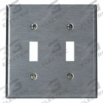 LEVITON Wall Plate: Toggle, 2 Gang - General Purpose Wall Plates