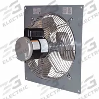 Exhaust Fan: Direct Drive, 20 in Blade, 1/3 hp, 2,420 cfm_3,640 cfm, 115V AC, 1 ph, Totally Enclosed (MPN P20-3). Key specifications — Frame Finish: Powder Coated; Blade Material: Galvanized Steel; Assembled: Assembled; Brand: CANARM; Nameplate Voltage: 115V AC; Frame Material: Steel; Guard Type: Intake; Motor Type: Single Phase.