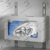METRO Glove Box Holder: 4 in Overall Ht, 6 3/8 in Overall Wd, 10 1/8 in Overall Dp, Polymer, White (MPN FL236). Key specifications — Color: White; Product Type: Glove Box Holder; Material: Polymer; Brand: METRO.