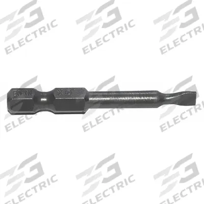 ZEPHYR Power Bit: Power Bit, Slotted Head, Imperial, 4F-5R Bit Industry Size, Std - Power Bits