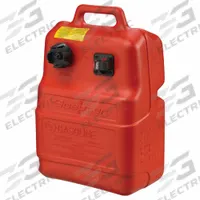 SCEPTER MARINE Marine Fuel Tank: 7 gal Capacity, 9 1/4 in Ht, 21 1/2 in Lg, 14 1/4 in Wd (MPN 08580). Key specifications — Integrated Fuel Gauge: Yes; Brand: SCEPTER MARINE.
