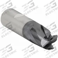 CLEVELAND Roughing End Mill: Cobalt, TiAlN Coated, 4 Flute, Fine Pitch, 3/4" Mill Dia, 3/4" LOC (MPN C31058)