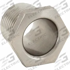 CALBRITE Threaded Chase Nipple: 3/4 in Trade Size, 316 Stainless Steel, 1 1/16 in Overall Lg (MPN S60700CH00). Key specifications — Standards: UL; Thread Size: 3/4"-14; Thread Type: NPT; Brand: CALBRITE; Finish: Polished; Material: 316 Stainless Steel; Item: Box Connector.