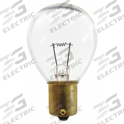 APPROVED VENDOR Incandescent Bulb: Incandescent, Single Contact Bayonet (BA15s), (S) Sign - BA15s Single-Contact Bayonet Base Lamps