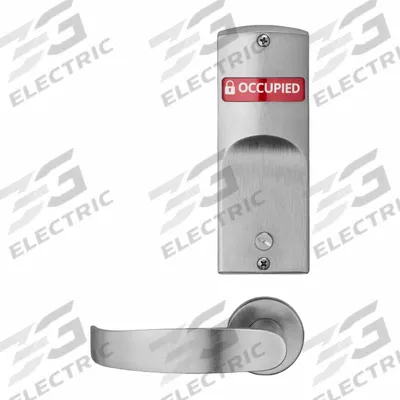 SARGENT Door Lockset: Privacy Lever Locksets, Chrome