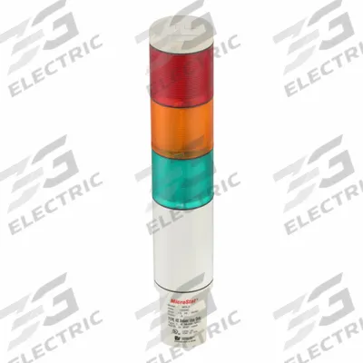 FEDERAL SIGNAL Tower Light Incandescent Assembly: 5 Tier, Amber/Blue/Clear/Green/Red - Five-Tier Tower Light Assemblies