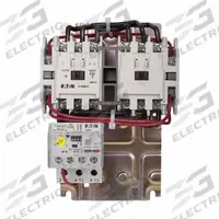 EATON NEMA Magnetic Motor Starter: Reversing, 3 Poles, NEMA Size 0, 18 A, 120V AC Coil (MPN AN59BN0A5E005). Key specifications — Brand: EATON; Auxiliary Contact Form: 1NO; Coil Voltage: 110/120V AC; Phase: Three; Operator: None; Operator Controls: None; Auxiliary Contacts Included: 1NO; Signaling Features: Pilot Light.