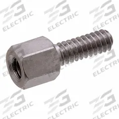 Jack Screw: Male x Female, #4-40 Thread Sz, 3/4 in Lg, Hex, Steel, 3/16 in Hex Wd, Steel, 2B, 25 PK (MPN 4750-7). Key specifications — Brand: RAF ELECTRONIC HARDWARE.