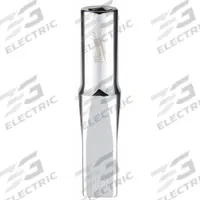 MILWAUKEE Deep Well Socket: Metric, 1/4 in Drive Size, 6 mm Socket Size, 6-Point, Deep, Chrome (MPN 45-34-9044). Key specifications — attr1204417: MILWAUKEE; attr1204392: Chrome.