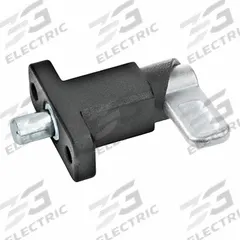 JW WINCO Cam Action Spring Latch with Mounting Flange: 10 mm Plunger Wd, 14 mm Plunger Projection (MPN 722.2-10-20-B-SW). Key specifications — Brand: JW WINCO; Indexing Orientation: Parallel.