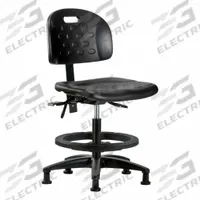 Ergonomic Chair: Polyurethane, Armless, Ht Range 19 3/4 in to 27 1/2 in, 18 in Seat Wd, 0 Casters (MPN BR-HPMBCH-RG-T1-A0-BF-RG-BLK). Key specifications — Foot Support: Yes; Back Tilt Backward: 13.5°; Back Tilt Forward: 10.5°; Base Material: Nylon; Brand: APPROVED VENDOR; Product Type: Ergonomic Chair; ESD-Safe: Not ESD Safe; Seat Tilt Backward: 3°.