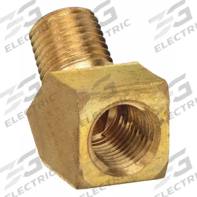 APPROVED VENDOR Metal Pipe Elbow: 45° Elbow, 1/8 in x 1/8 in, Class 150, Brass - Low-Pressure Threaded Pipe Fittings