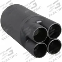 3M Heat Shrink Breakout Boot: 1 Pk, 1.75 in I.D. Before Shrinking, 0.98 in I.D. After Shrinking (MPN HDBB-415-1-250). Key specifications — Brand: 3M; Color: Black; _Pack Size: 1.