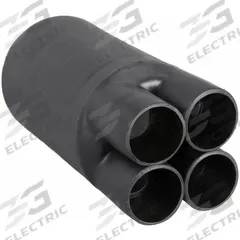 3M Heat Shrink Breakout Boot: 1 Pk, 1.75 in I.D. Before Shrinking, 0.98 in I.D. After Shrinking (MPN HDBB-415-1-250). Key specifications — Brand: 3M; Color: Black; _Pack Size: 1.