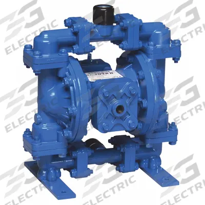 SANDPIPER Double Diaphragm Pump: Aluminum Body, 1/2 in, NPT Connection, 15 gpm - Aluminum Housing AODD Pumps