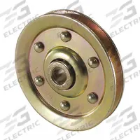 AMERICAN GARAGE DOOR SUPPLY Pulley: Steel, 200 lb Load Rating - Max, 3 in Overall Lg, 2 PK (MPN SP300). Key specifications — Brand: AMERICAN GARAGE DOOR SUPPLY; Material: Steel; Mounting Location: Track/Spring; Product Type: Pulley.