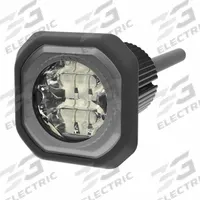 CODE 3 Warning Light: Emergency Vehicle Perimeter Light, Blue/White, 15.1 W Watt, Clear, LED, 12-24V (MPN MICROPAK-DC-BW). Key specifications — Brand: CODE 3; Lens Color: Clear; Number of Flash Patterns: 69; Installation Type: Permanent; Operating Voltage: 12-24V.