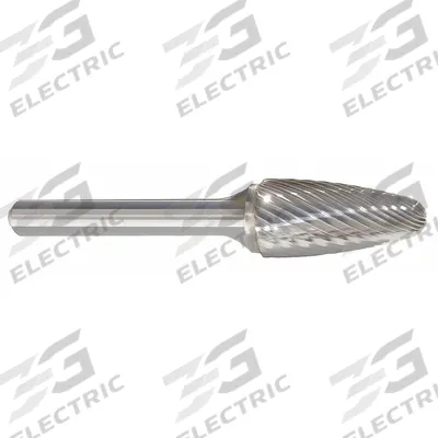 APPROVED VENDOR Carbide Bur: Ball-Nosed Tree, SF-15, Single Cut, 3/4" x 1 1/2" Head - Single-Cut Ball-Nosed Tree Burs