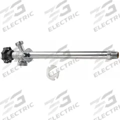 ZURN Hose Bibb: Handwheel, Brass, Chrome, Plastic, 1/2 in Inlet Connection Size, NPT (MPN Z1345-06). Key specifications — Brand: ZURN; Design: Standard; Body Material: Brass; Handle Material: Plastic; Color/Finish: Chrome; Handle Type: Handwheel; Inlet Connection Type: NPT; Product Type: Hose Bibb.