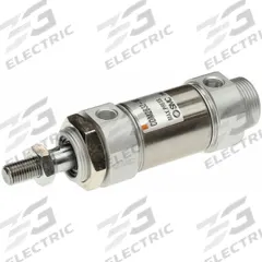 SMC Round Body Cylinder: 40 mm Bore, 50 mm Stroke, Non-Repairable, Stainless Steel, Basic Mounting (MPN CDM2B40-50Z1). Key specifications — attr1122958: Rotating Rod; attr942235: Carbon Steel; attr942202: SMC; attr942209: Aluminum; attr942227: Basic; attr942243: CM2-Z1.
