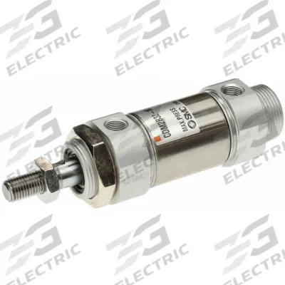 SMC Round Body Cylinder: 40 mm Bore, 50 mm Stroke, Non-Repairable, Stainless Steel - Double End Mount Cylinders