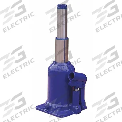 WESTWARD High-Clearance Bottle Jacks: Steel, Manual Handle, Mechanical, 5 ton Load Capacity