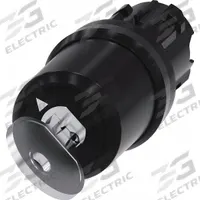 SIEMENS Keyed Selector Switch: 2 Position, 22 mm Panel Mounting Size, Series 3SU (MPN 3SU1000-5BF01-0AA0). Key specifications — Manufacturer Part Number: 3SU1000-5BF01-0AA0; Brand: SIEMENS; Switch Action: Maintained/Maintained; Key Removal Position: Left.