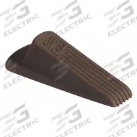 Door Wedge: 4 1/2 in Lg, 2 in Wd, 1 1/4 in Overall Ht (MPN 29920). Key specifications — Brand: BIG FOOT; Color: Brown.