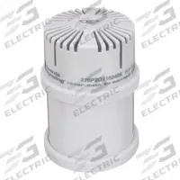 EDWARDS SIGNALING Tower Light Sounder Tier: Tone Sound, 120 to 240V AC, 2 15/16 in Overall Dia (MPN 270PZO120240A). Key specifications — Brand: EDWARDS SIGNALING; Manufacturer Part Number: 270PZO120240A; Compatible with Series: 200 Class; Operating Voltage: 120 to 240V AC; Sound Operating Mode: Steady.