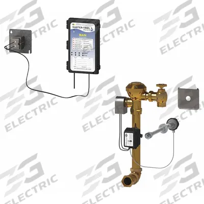 MASTER-TROL Penal System Toilet Retrofit Kit: 9 7/8 in Main Module Overall - Water Management System for Institutional Combination Units