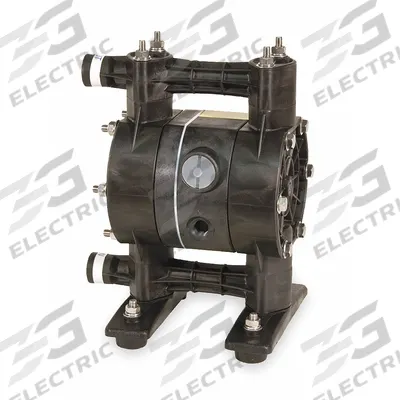 Dayton Double Diaphragm Pump: PVDF Body, 1/2 in, NPT Connection, 15 gpm, 231 ft Max. Head - PVDF Housing AODD Pumps