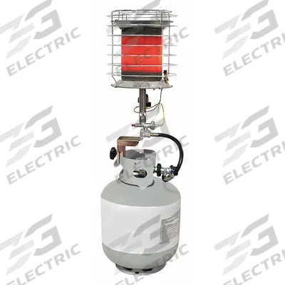 DYNA-GLO Portable Gas Tank-Top Heater: 40,000 BtuH Heating Capacity Output - Portable Gas Tank-Top Radiant Heaters