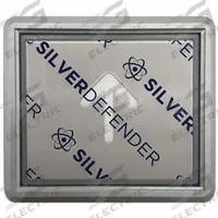 SILVER DEFENDER Antimicrobial Film Tape: 7/8 in Wd, 7/8 in Lg, Square, 9/10 in Pre-Cut Wd, 100 PK (MPN DC-001-ES-100). Key specifications — Antimicrobial Type: Silver-Based Additive; Backing Material: Polyethylene Film.