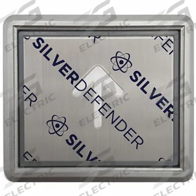 SILVER DEFENDER Antimicrobial Film Tape: 7/8 in Wd, 7/8 in Lg, Square, 9/10 in Pre-Cut Wd - Antimicrobial Film Tape Shapes