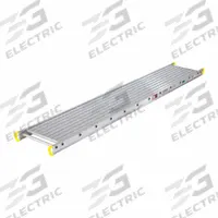 WERNER Scaffolding Stage (MPN 2612). Key specifications — Color: Silver; Series: 2600; Brand: WERNER; Deck Material: Aluminum; Frame Material: Aluminum.
