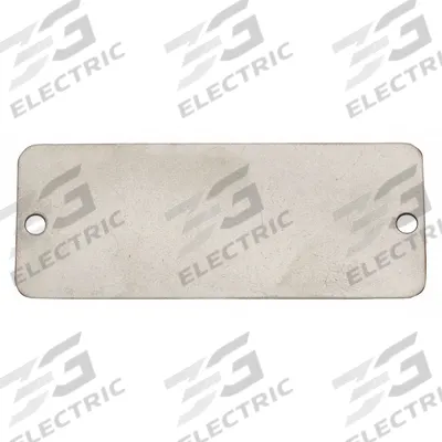 APPROVED VENDOR Blank Tag: Aluminum, Silver, 0.035 in Thick, Rectangle, 2 in x 1 in - General Purpose Blank Valve Tags