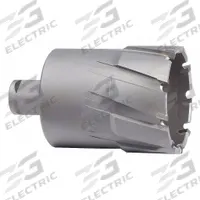 MILWAUKEE Annular Cutter: 2 1/4 in Cutter Dia, 2 in Max Cutting Dp, Bright, Carbide, Weldon Flat (MPN 49-59-4225). Key specifications — attr253884: No; attr253885: Bright; attr253886: Carbide; attr253887: Weldon Flat; attr253888: Fractional Inch; attr277149: MILWAUKEE.