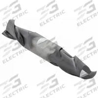 CLEVELAND Square End Mill: Carbide, TiAlN Coated, Double End, 2 Flute, 1/2" Mill Dia, 5/8" LOC (MPN C80185)