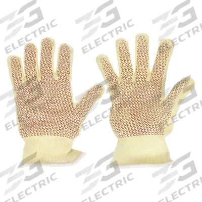 CONDOR Knit Gloves: XL ( 10 ), Glove Hand Protection, Dotted, Nitrile, Palm, 400°F Max Temp - Knit Gloves with Nitrile Coating