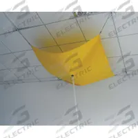 APPROVED VENDOR Leak Diverter Tarp: 10 ft Lg, 10 ft Wd, PVC Laminated Polyester, Yellow (MPN 10C891). Key specifications — Diverter Material: PVC Laminated Polyester; Diverter Color: Yellow; Leak Diverter Mounting Style: Straps; Brand: APPROVED VENDOR.