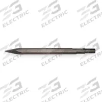 BOSCH Chisel for Spline Tool: 1/4 in Head Wd, 12 in Overall Lg, 21/32 in Shank Dia (MPN HS1813). Key specifications — attr253714: Chiseling Concrete/Block/Brick; attr277143: BOSCH.