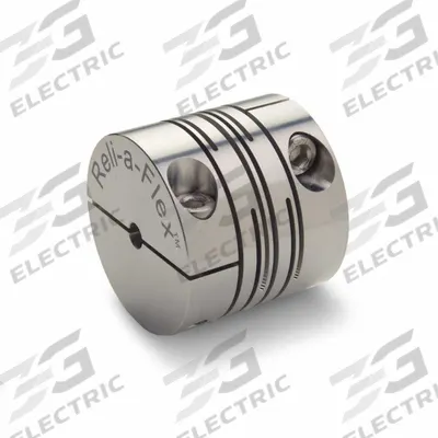 RULAND MANUFACTURING Slit Coupling: 8 mm Bore Dia 1, 3/16 in Bore Dia 2 - Short Clamp-On Slit Couplings