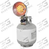 DYNA-GLO Portable Gas Tank-Top Heater: 15,000 BtuH Heating Capacity Output, 176 sq ft Heating Area (MPN TT15CDGP). Key specifications — Overall Dimensions - H x W x D: 12-1/16 in x 8-1/4 in x 7-1/8 in; Brand: DYNA-GLO.