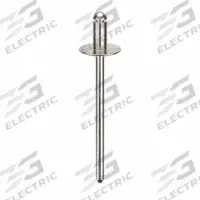 Blind Rivet,1.54 in L,0.122 in dia,PK500: Inch, 1 35/64 in Overall Lg, 1/4 in Body Lg, Plain, 500 PK (MPN AD42ABSLF201). Key specifications — Brand: POP AVDEL.