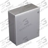 HOFFMAN Enclosure: Steel, 8 in x 6 in x 4 in, NEMA 12/4, Solid Cover, Hinged (MPN A806CHFL). Key specifications — Closure Method: 1/4-Turn Latch; Brand: HOFFMAN; Knockouts: Not Included.