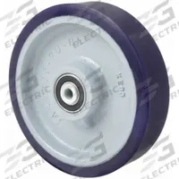 APPROVED VENDOR Caster Wheel: 8 in Wheel Dia., 2 in Wheel Wd, Polyurethane, 1,200 lb Load Rating (MPN 4DB71). Key specifications — Brand: APPROVED VENDOR; Wheel/Tread Color: Blue.