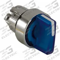 SCHNEIDER ELECTRIC Short-Handled Selector Switch: 22 mm Panel Mount Size, 2 Positions, Series XB4 (MPN ZB4BK1263). Key specifications — Action: Maintained/Maintained; Cam: No Cam Included; Brand: SCHNEIDER; Switch Bezel Material Type: Metallic.