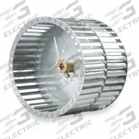 Blower Wheel: Forward-Curved, 5 3/4 in Dia, 7 1/4 in W, CCW Hub End, Aluminum Wheel, 2 Inlets (MPN C575-725D). Key specifications — Manufacturer Part Number: C575-725D; Brand: REVCOR; Product Type: Blower Wheel; Rotation: CCW Hub End.